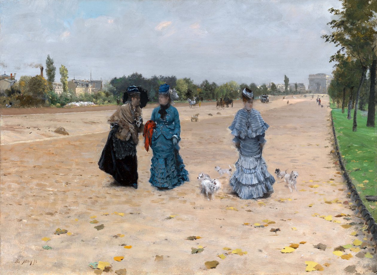 Avenue du Bois de Boulogne - Giuseppe de Nittis