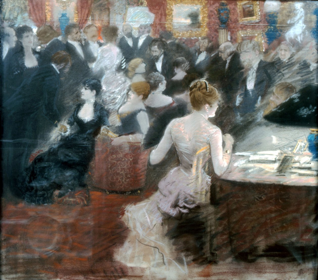 Le salon de la princesse Mathilde - Giuseppe de Nittis