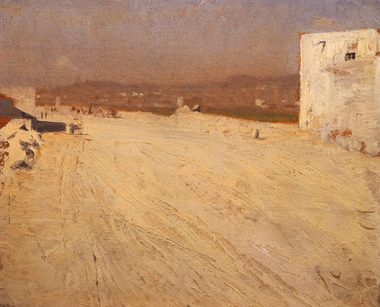Paysage au soleil - Giuseppe or Joseph de Nittis