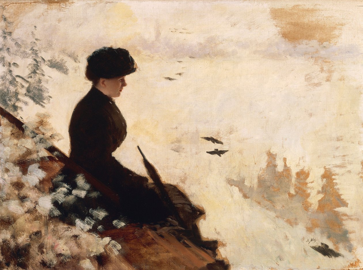Effet de neige - Giuseppe or Joseph de Nittis