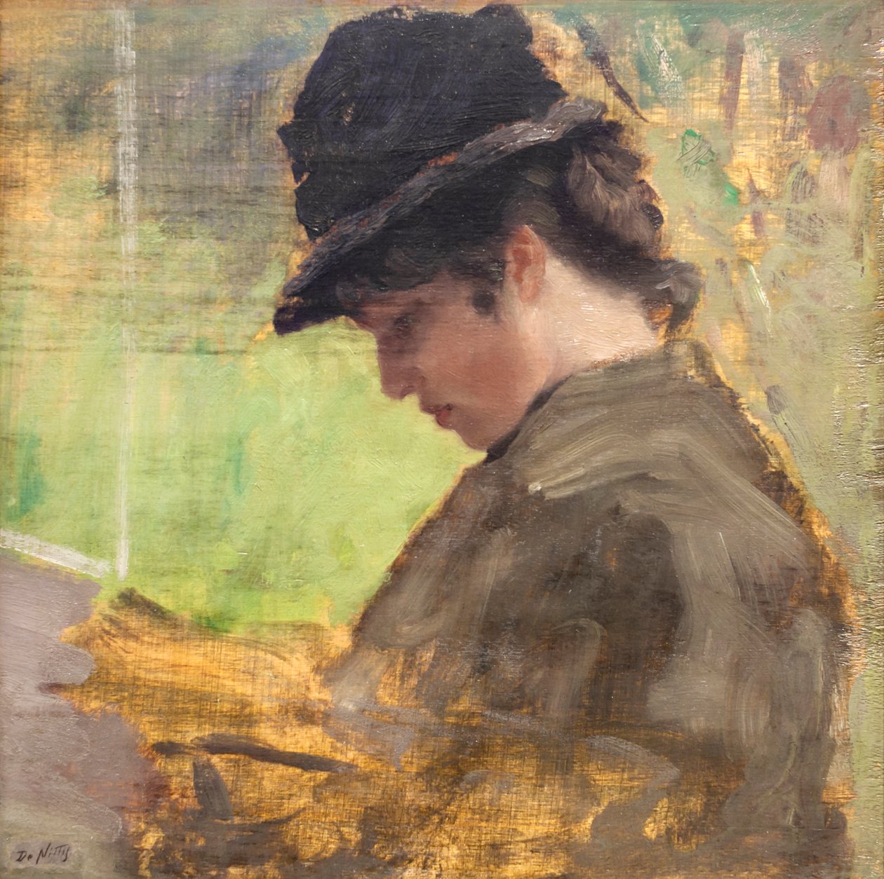 La Fille Anglaise - Giuseppe or Joseph de Nittis