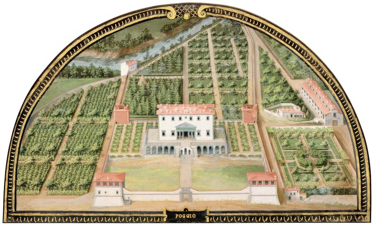 Villa Médicis de Poggio a Caiano - Giusto Utens