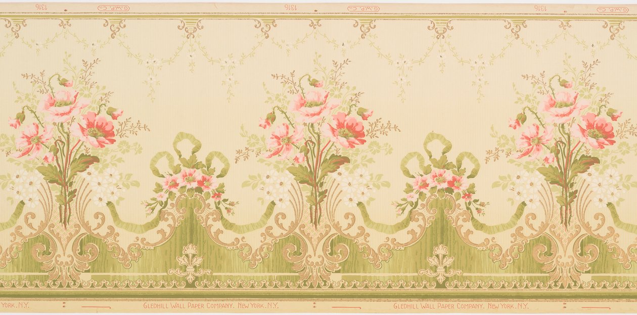 Frise (USA), 1900-1915 - Gledhill Wall Paper Co.