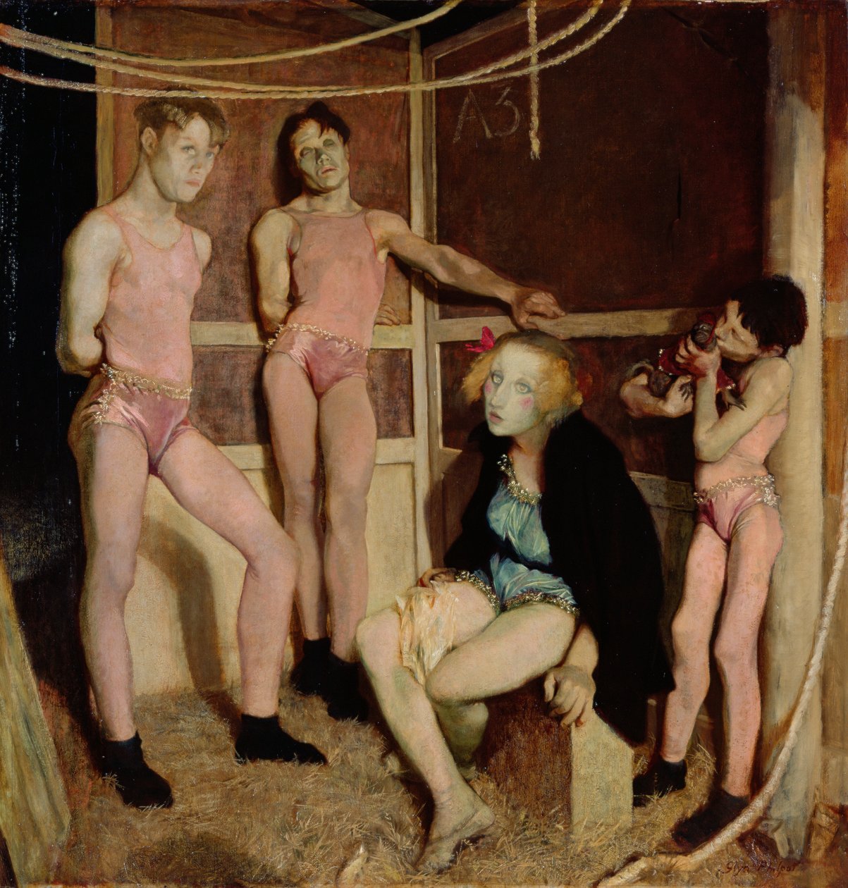 Acrobates au repos - Glyn Warren Philpot