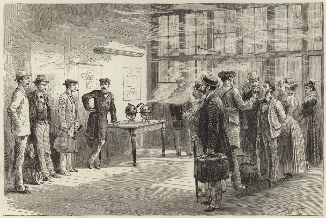 Le choléra en Europe (gravure) - Godefroy Durand