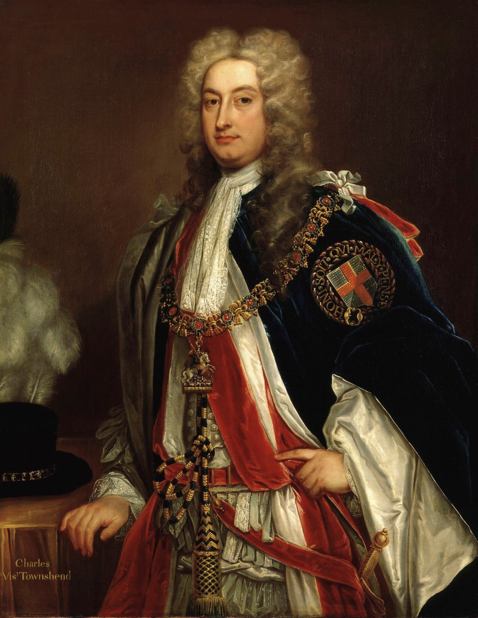 Charles, 2e vicomte Townshend, c.1715-20 - Godfrey Kneller
