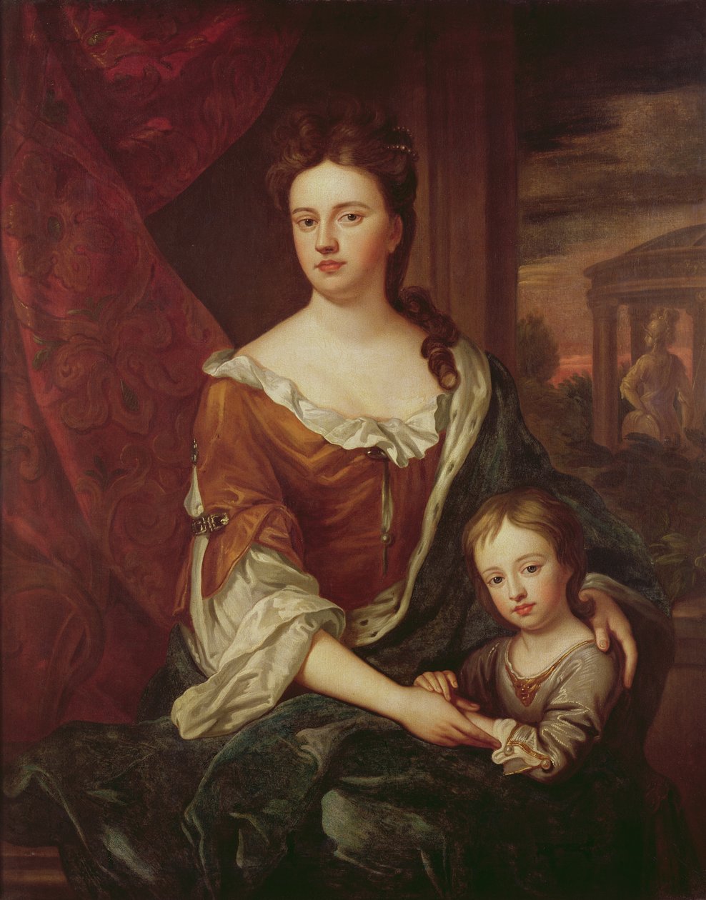 Reine Anne et William, Duc de Gloucester - Godfrey Kneller