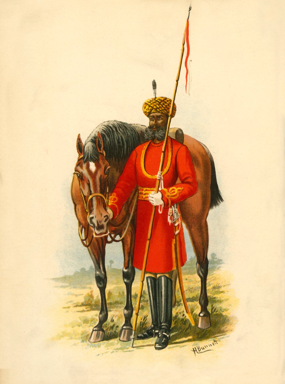 La Garde du Corps du Gouverneur Général, Calcutta, 1890 - Godfrey Douglas Giles