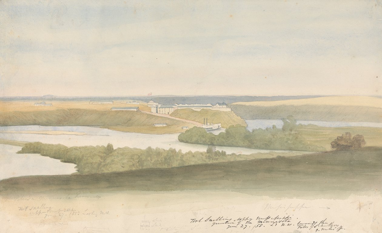 Fort Snelling - Godfrey Thomas Vigne