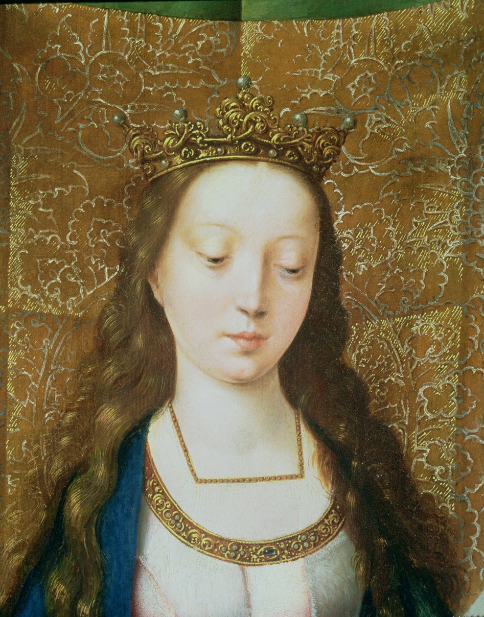 Sainte Catherine et les philosophes (détail) - Goossen van der Weyden