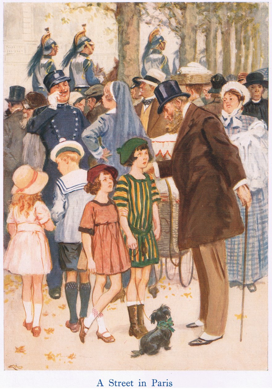 Une rue à Paris - Gordon Frederick Browne