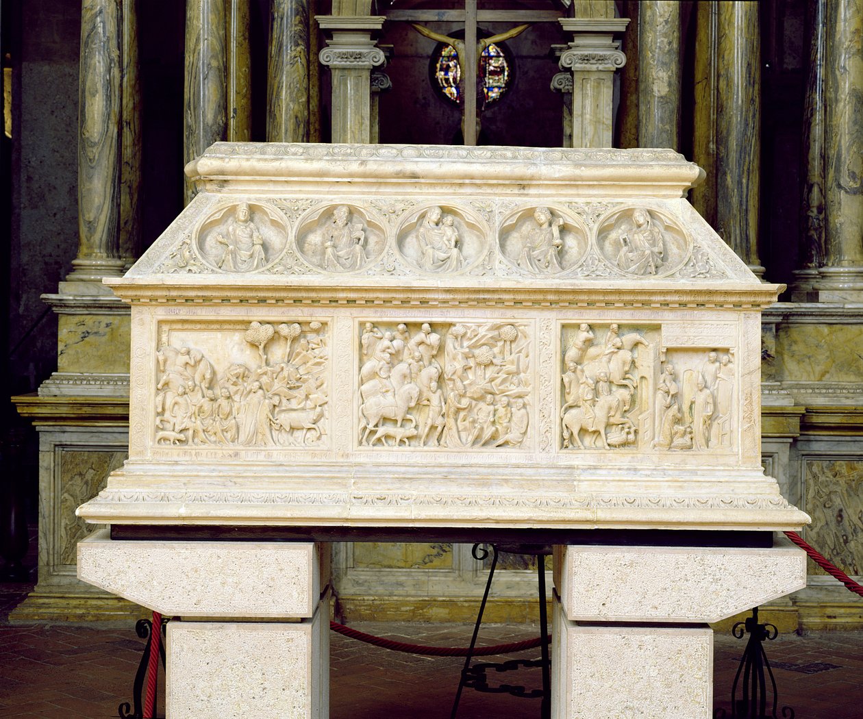 Arca di San Cerbone (marbre) - Goro di Gregorio