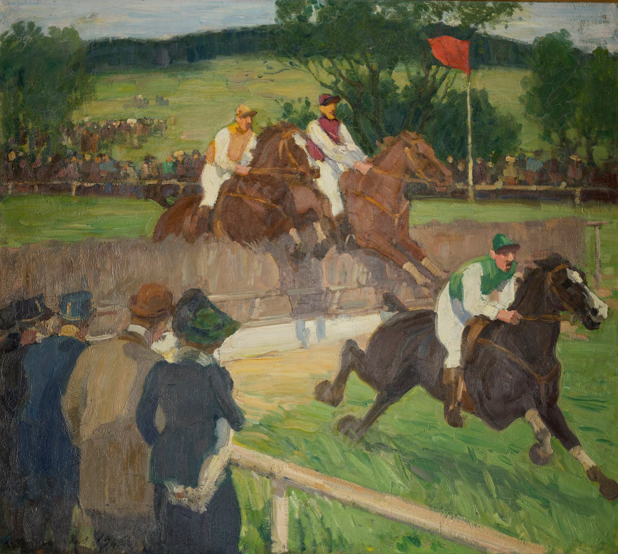 Course de chevaux - Gosta von Hennigs