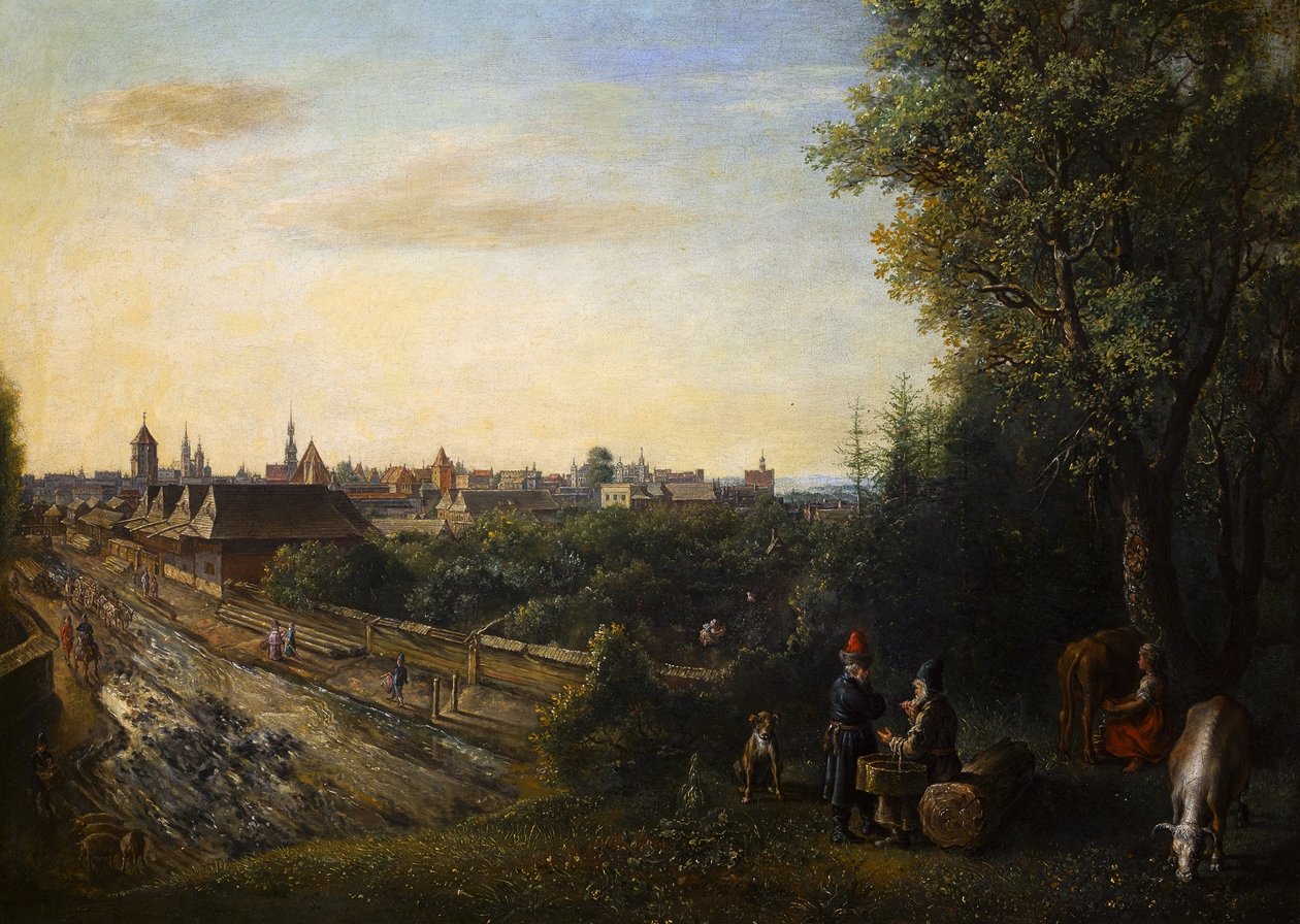 Vue de Cracovie - Gottfried Libalt