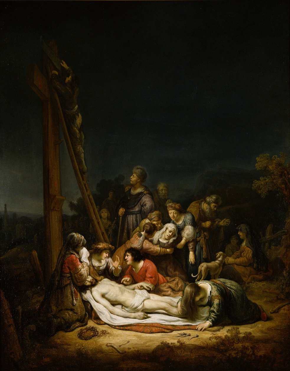 La Lamentation sur le Christ, 1637 - Govaert Flinck