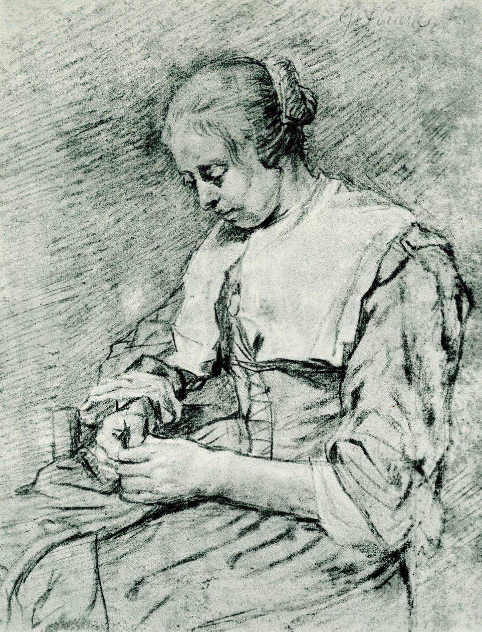 La couturière - Govaert Flinck