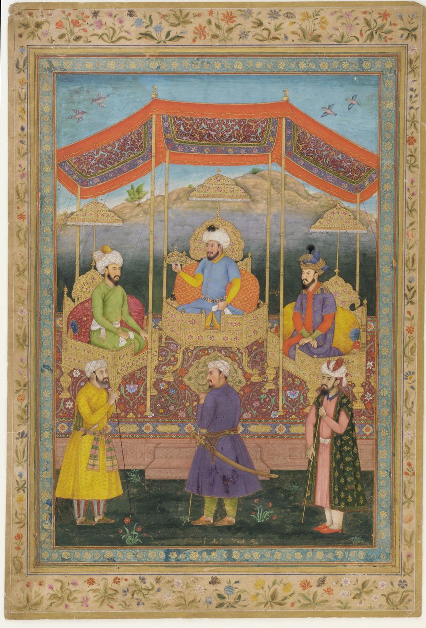 Groupe ancestral des souverains moghols, XVIIIe siècle - Govardhan