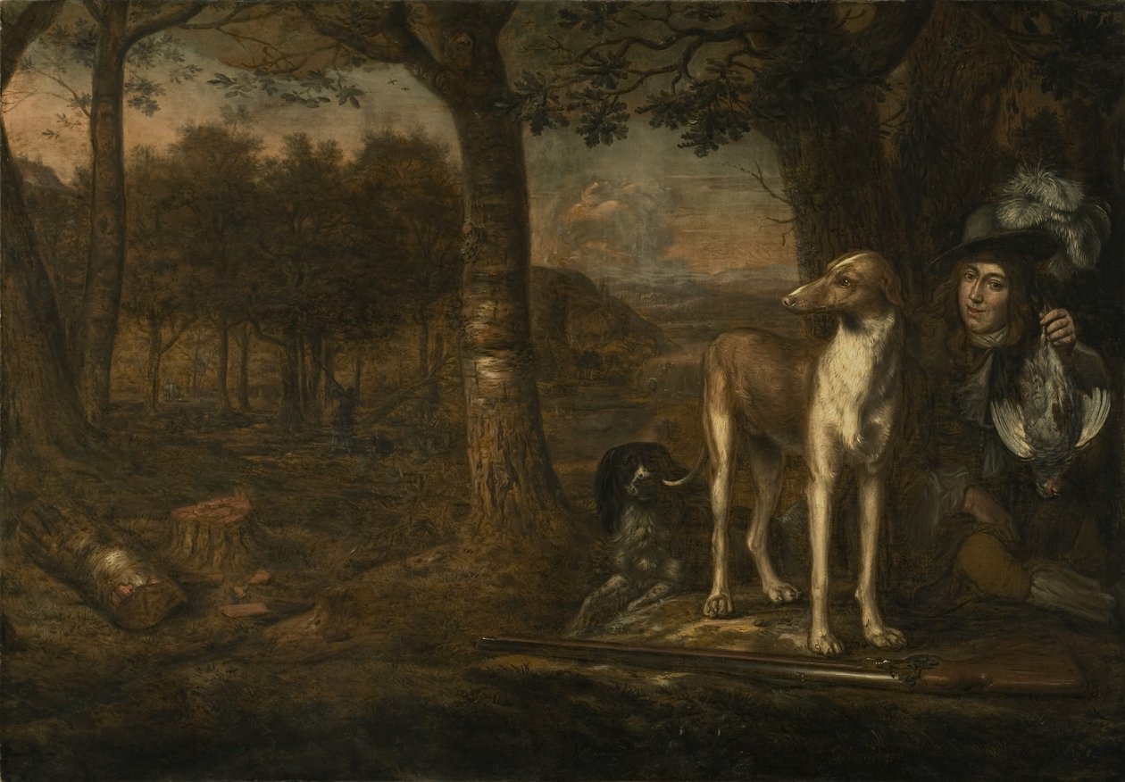 Après la chasse - Govert Dircksz. Camphuysen