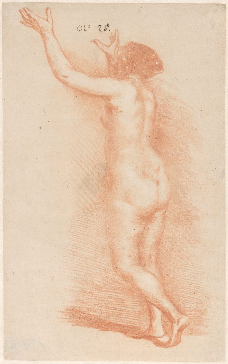 Femme debout avec les bras levés - Govert Flinck (attributed to)