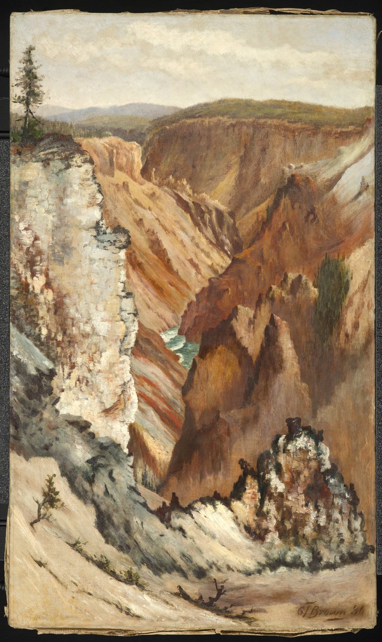 Vue de la vallée de Yosemite - Grafton Tyler Brown