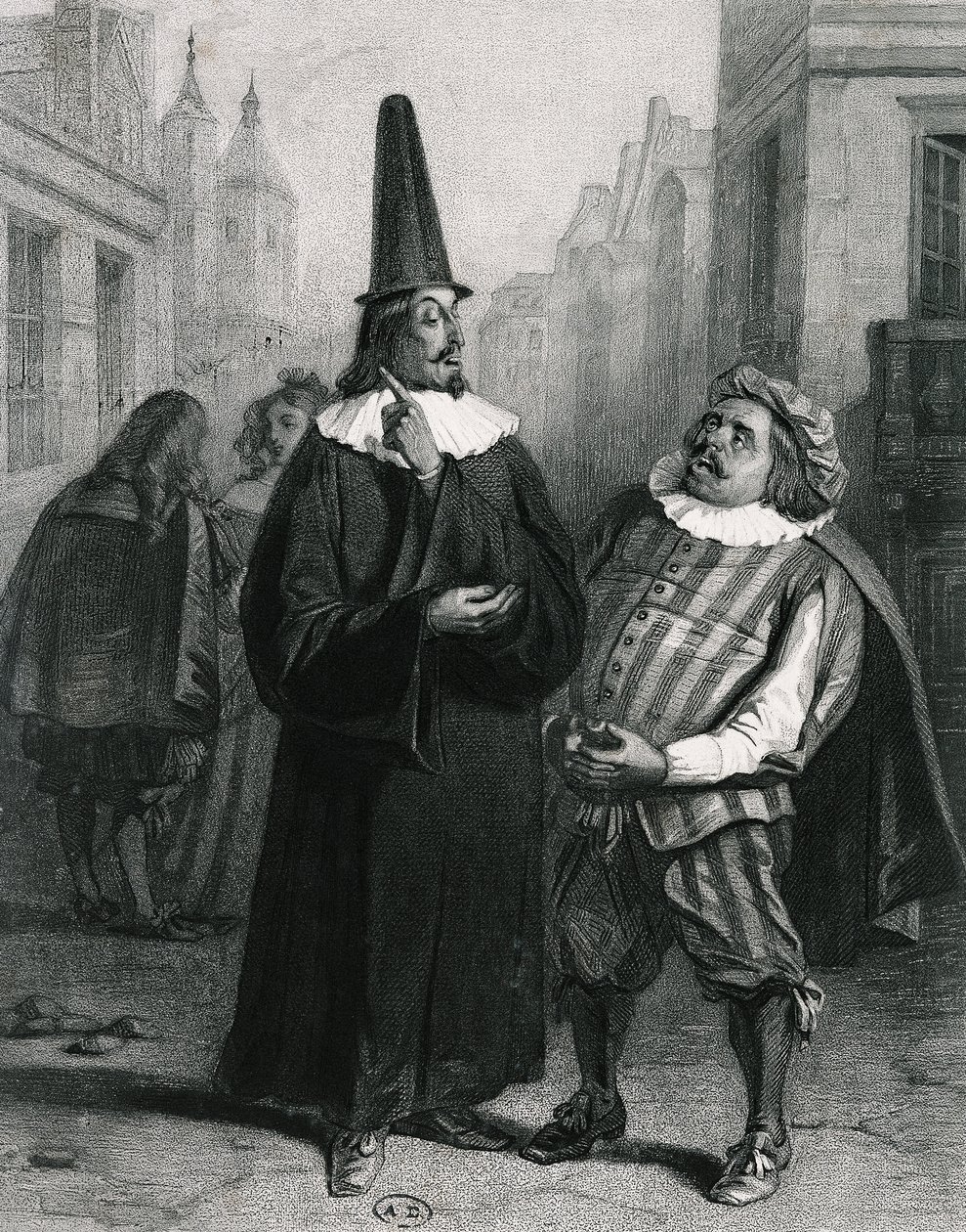 Le Médecin malgré lui - Grandville