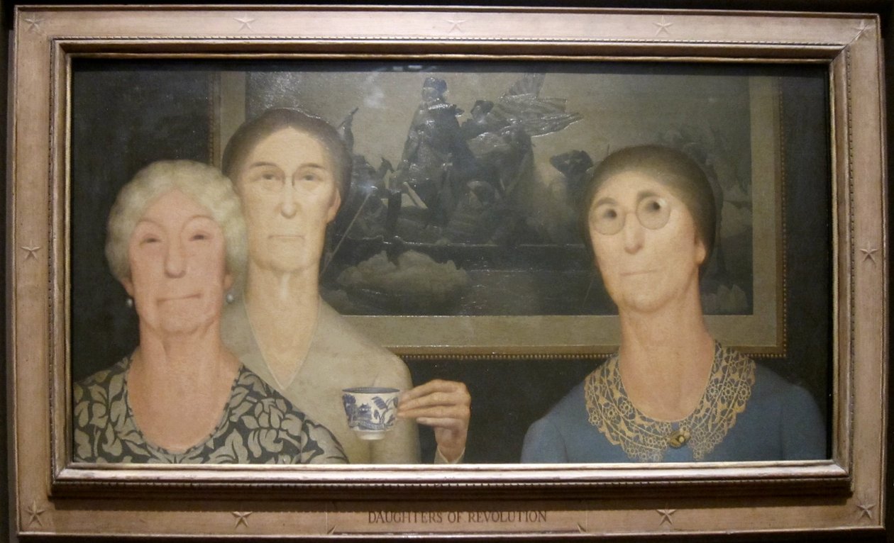 Filles de la Révolution - Grant Wood