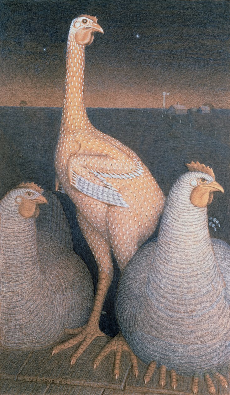 Adolescence, 1933 - Grant Wood