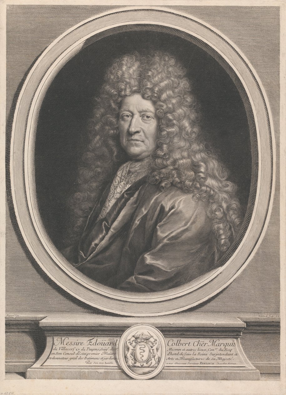 Édouard Colbert, Marquis de Villacerf - Gérard Edelinck