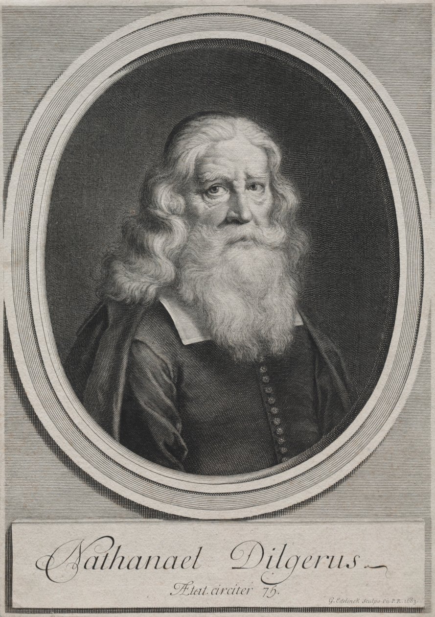 Nathanael Dilgerus, ministre de Dantzig, 1683 - Gérard Edelinck