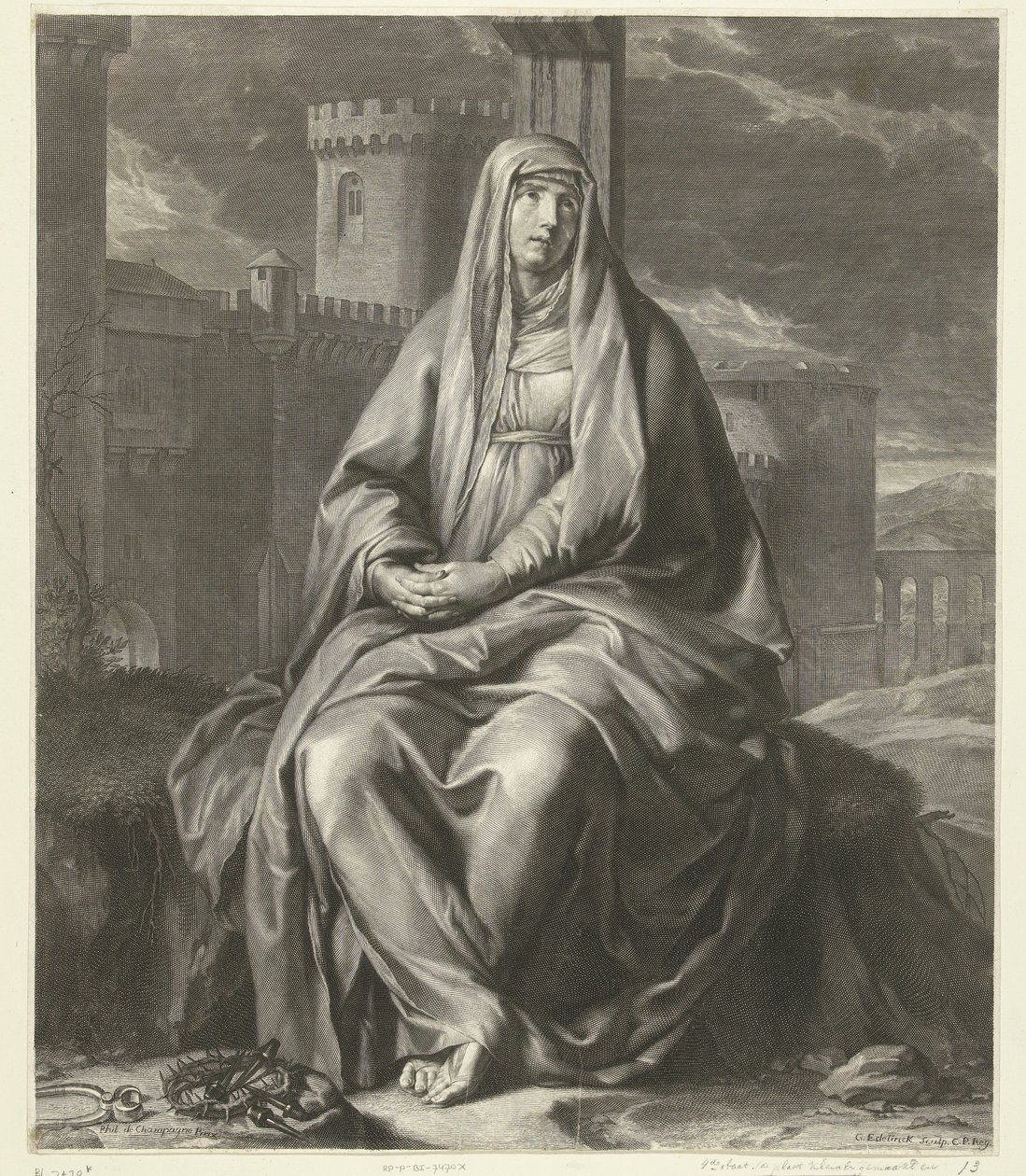 Marie en deuil - Gérard Edelinck