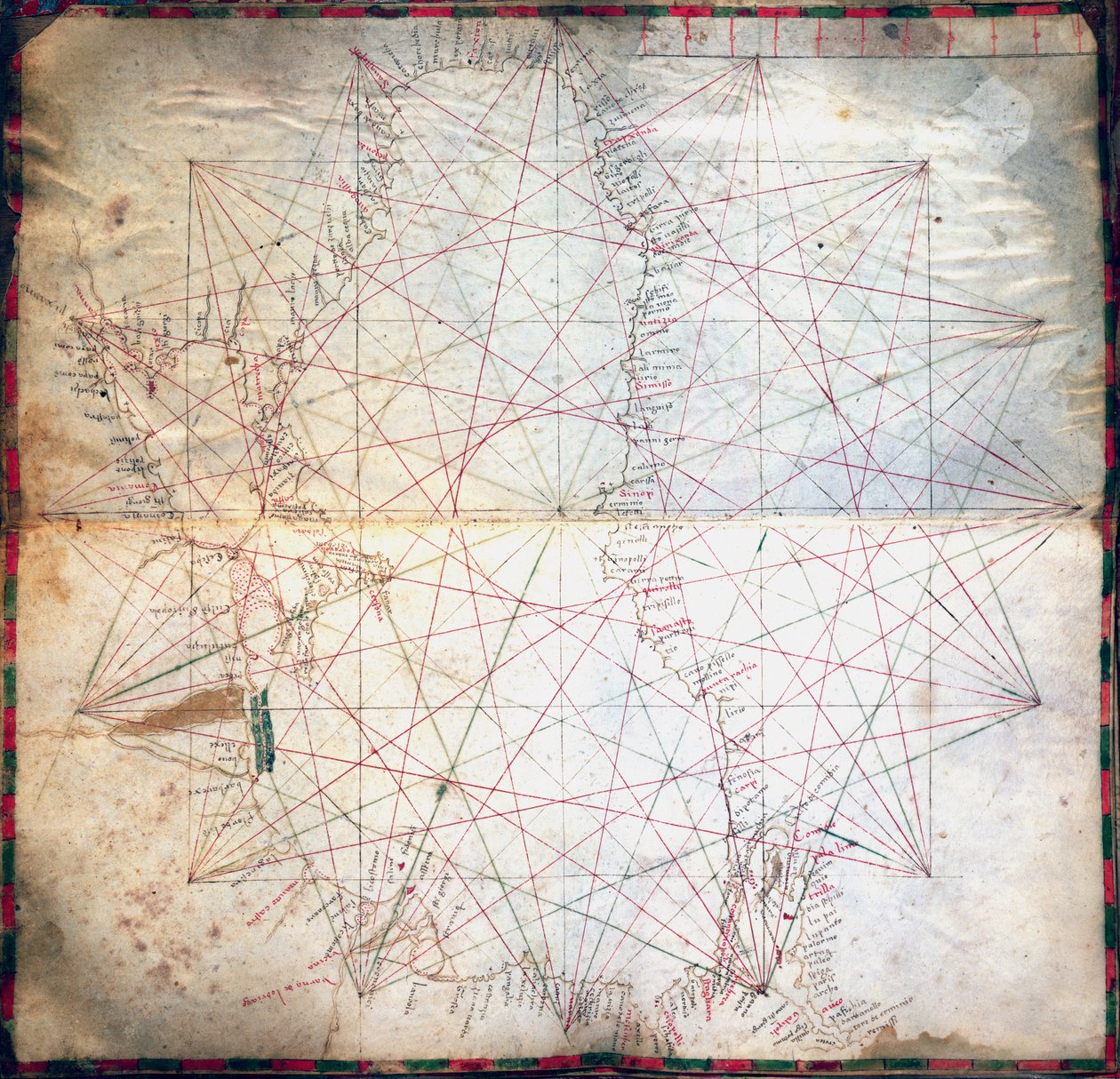 Carte de la mer Noire - Grazioso Benincasa