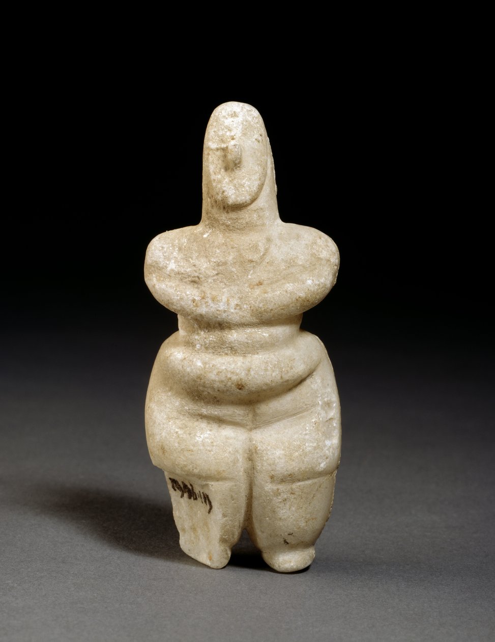 Figurine cycladique, Naxos, c.3000-2000 av. J.-C. (marbre) - Greek