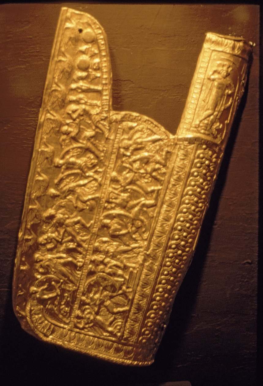 Carquois en or, de la tombe de Philippe II (359-336) à Vergina (or) - Greek