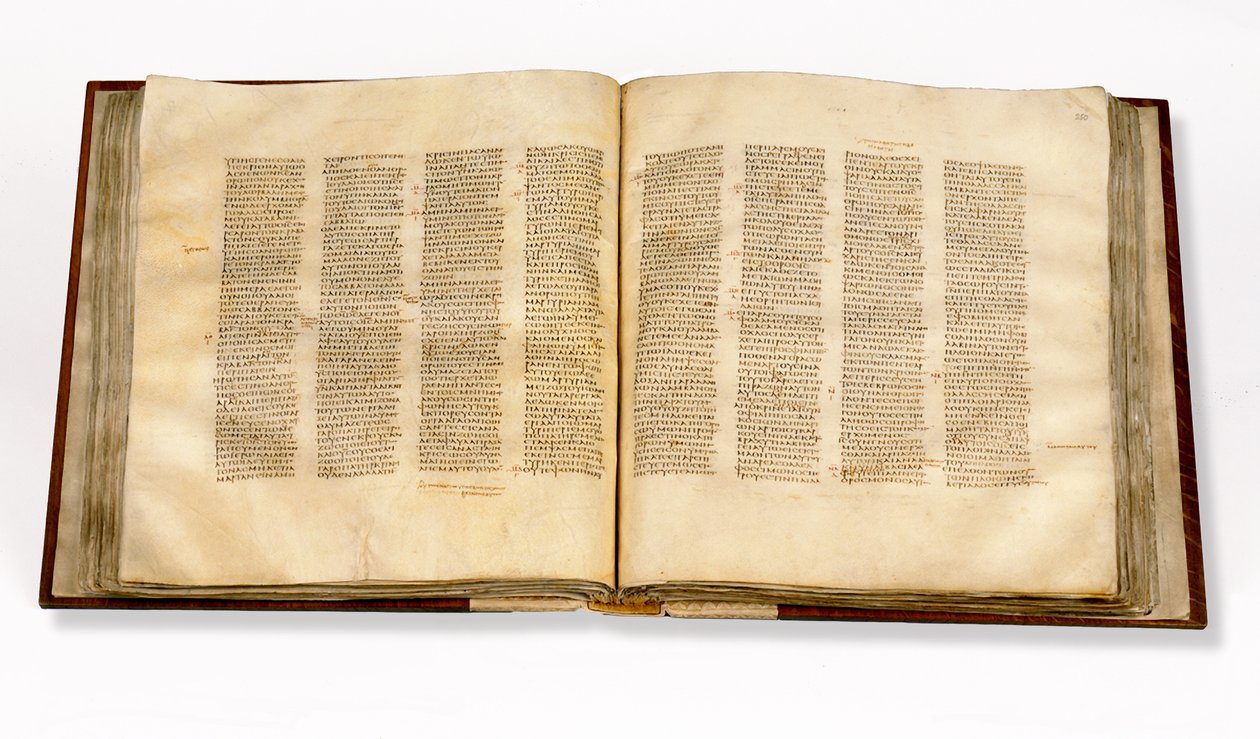 Page du Codex Sinaiticus - Greek