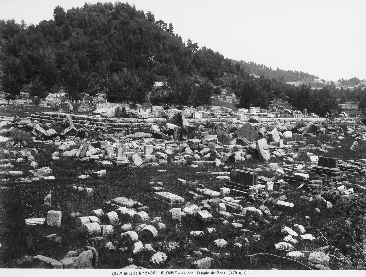 Vestiges du temple de Zeus - Greek