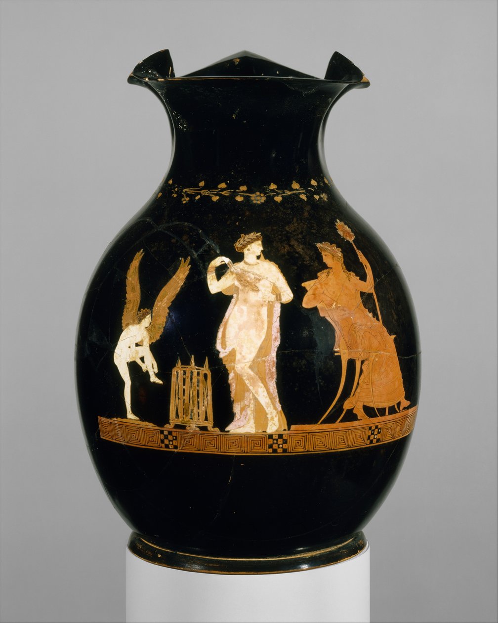 Oenochoé en terre cuite, vers 350 av. J.-C. - Greek