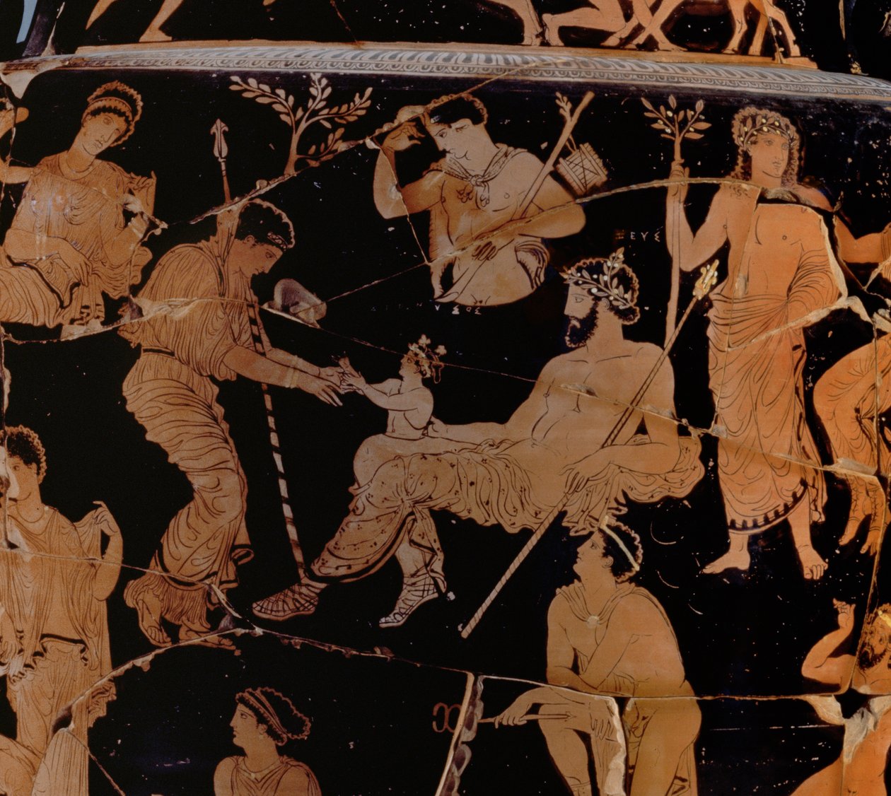 La Naissance de Dionysos (détail) - Greek