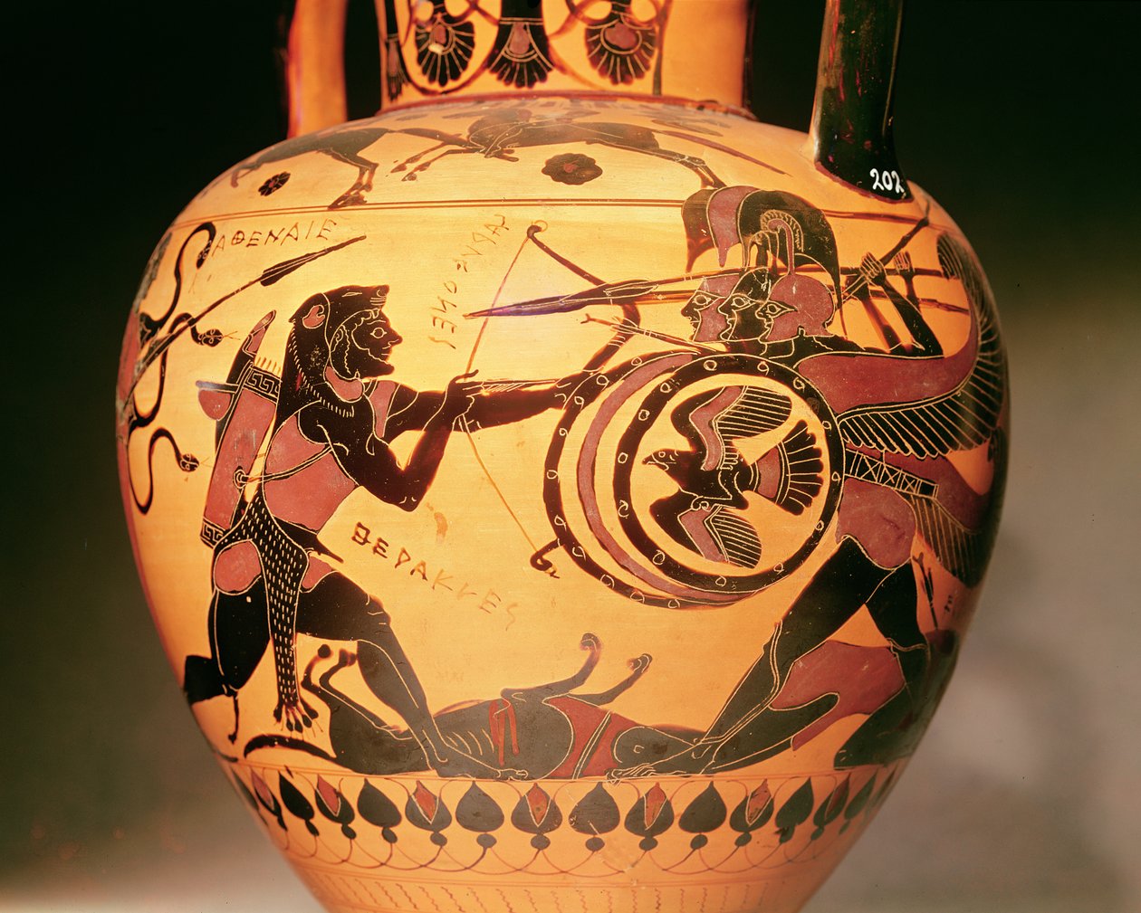 Héraclès combattant Géryon - Greek