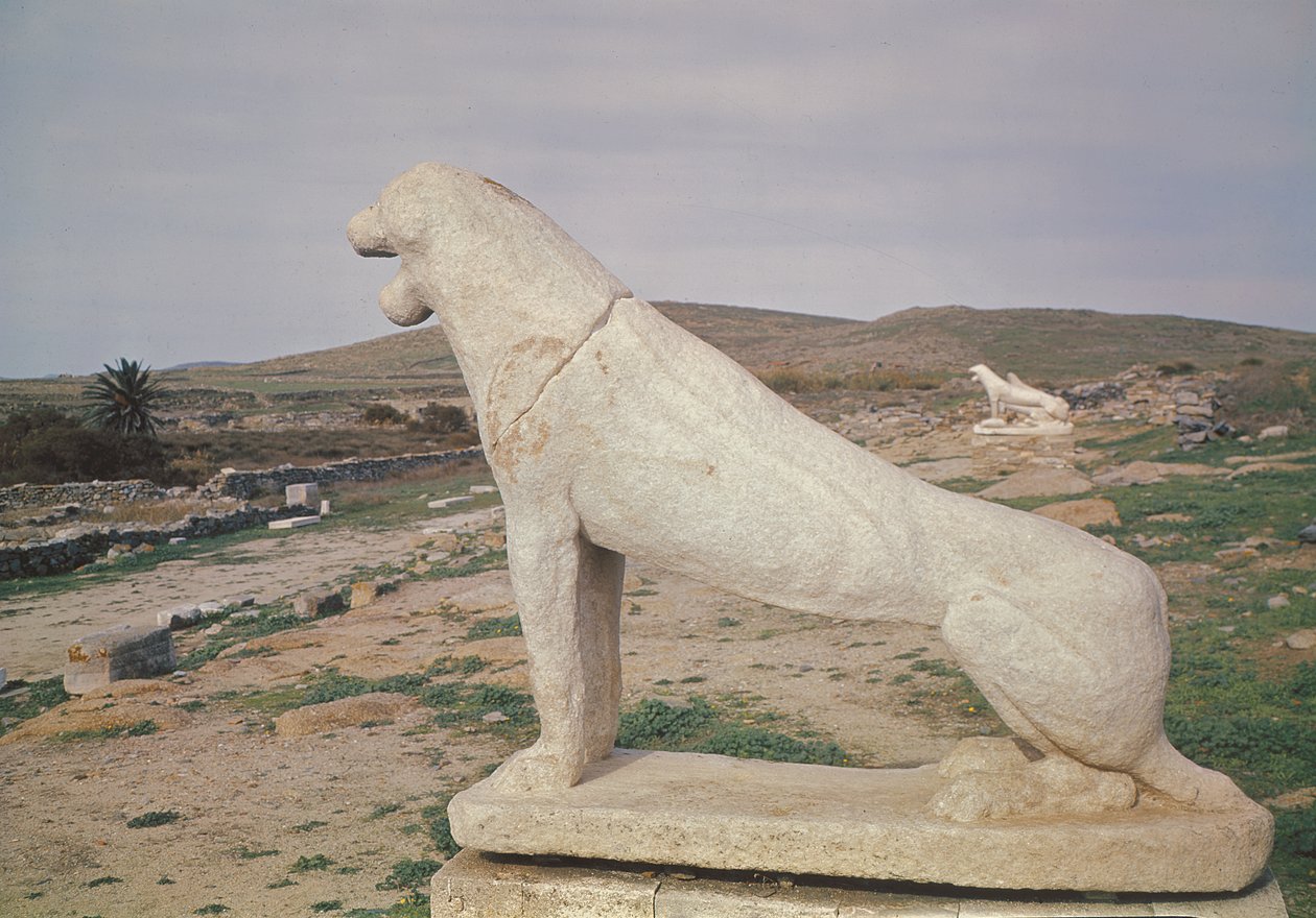 Vue de la terrasse des lions - Greek