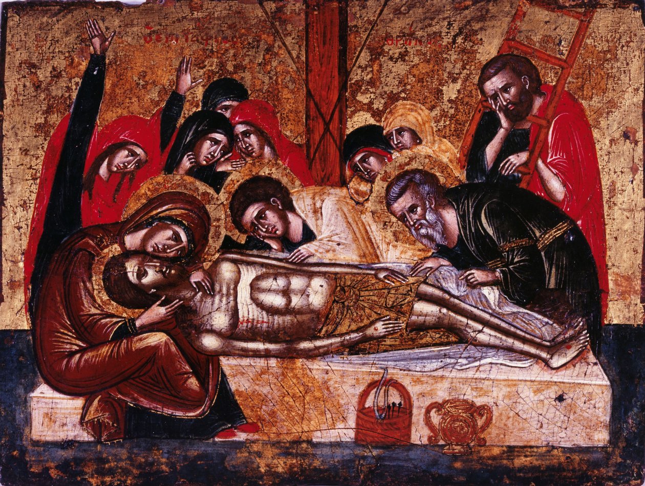 La Descente de Croix - Greek icon