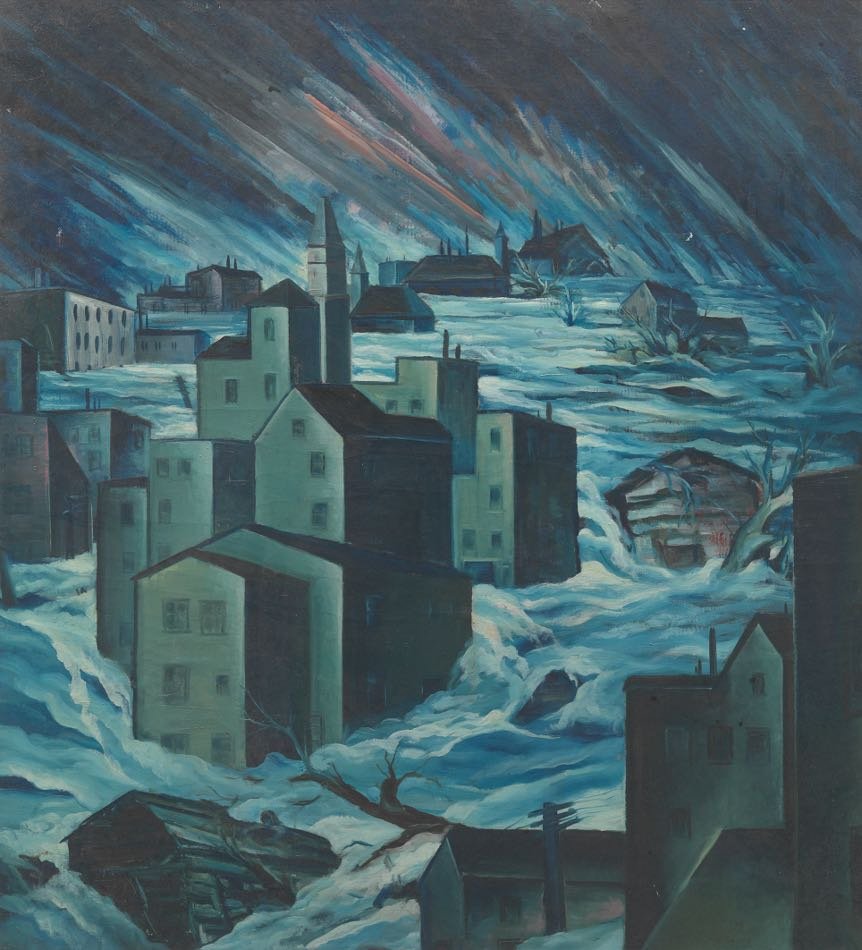 Inondation dans la vallée de l