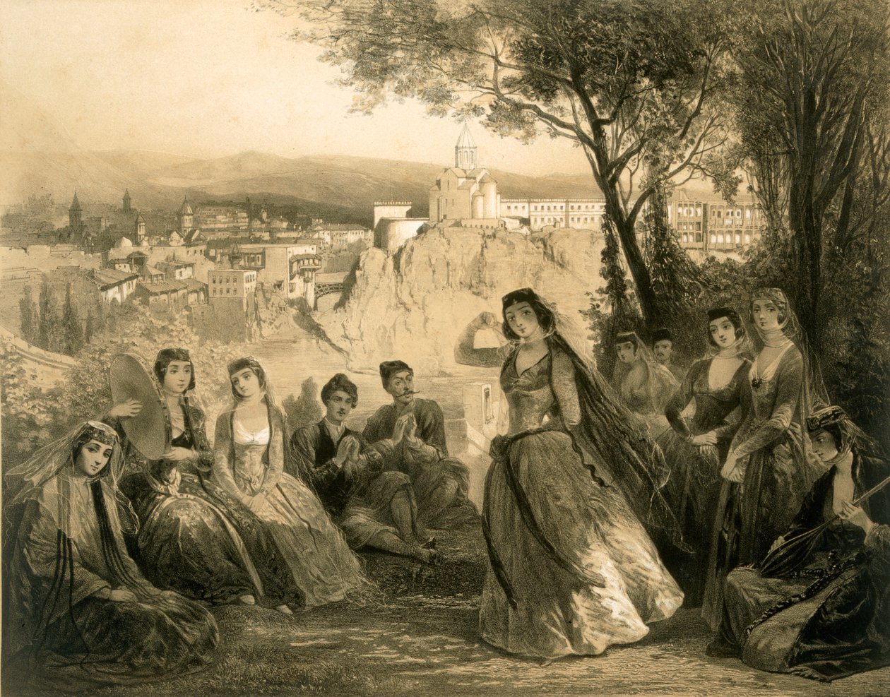 Jardin près de Tiflis, Géorgie, planche 27 d