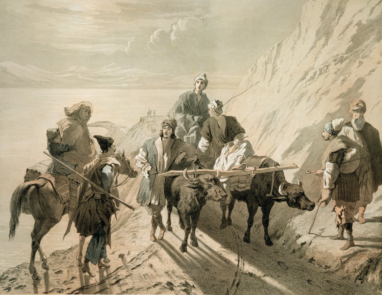 Le lac Sevang ou Cockcha, Transcaucasie, planche 23 d