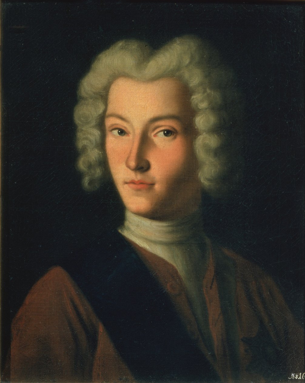 Portrait du Tsar Pierre II (1715-30) - Grigory Dmitriev Molchanov