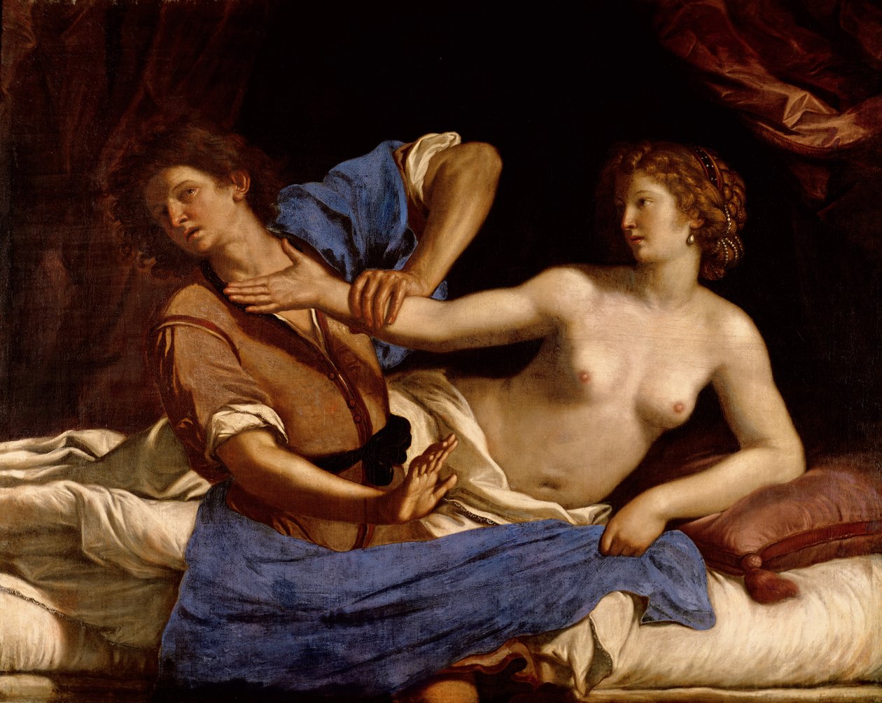 Joseph et la femme de Potiphar, vers 1649 - Giovanni Francesco Barbieri