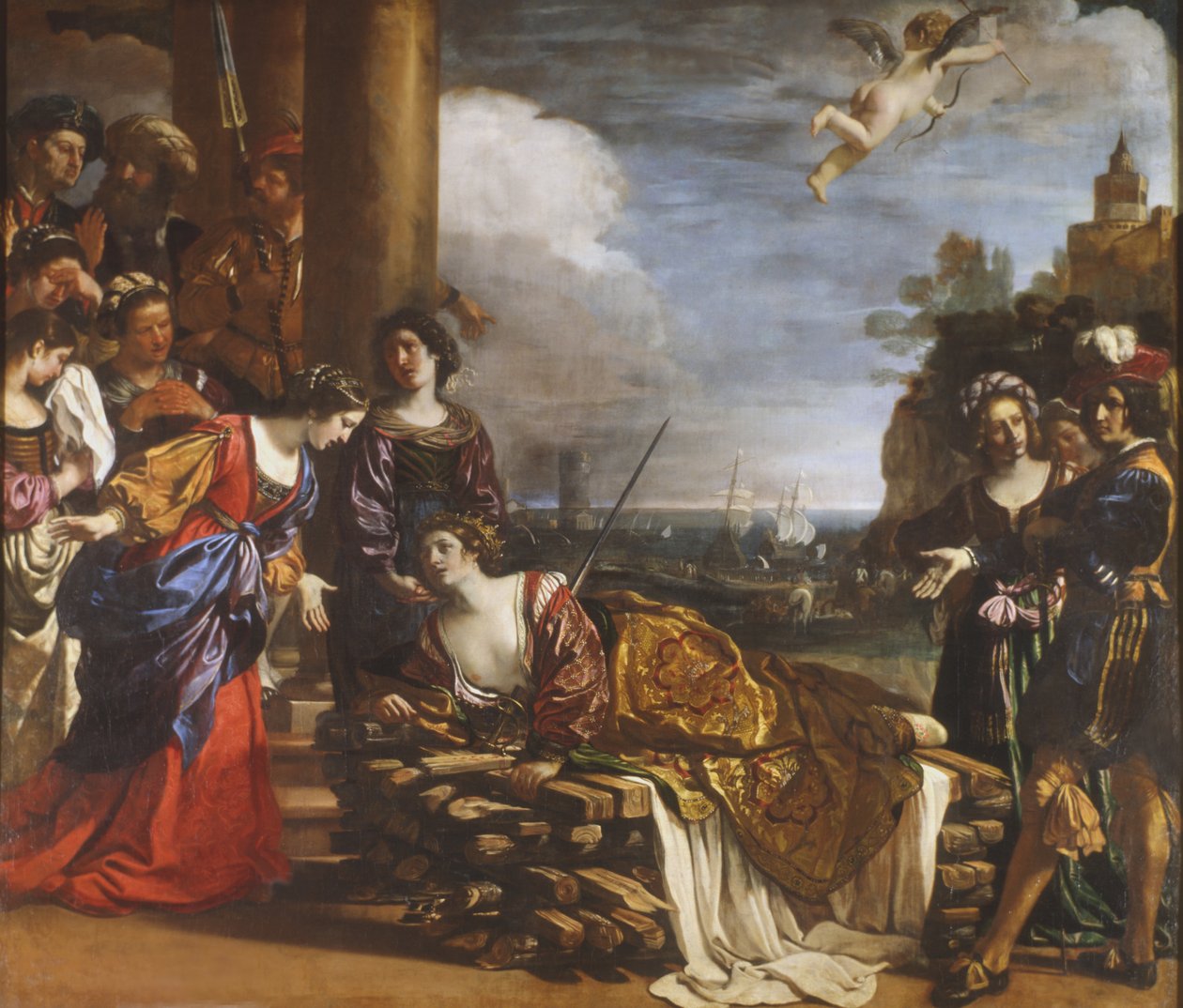 La Mort de Didon, 1631 - Giovanni Francesco Barbieri