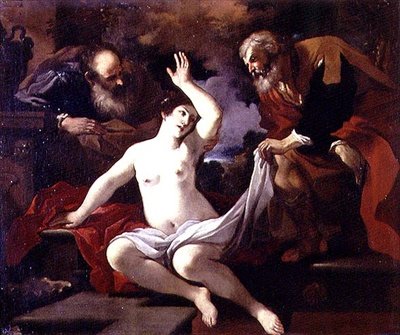 Suzanne et les vieillards - Guercino