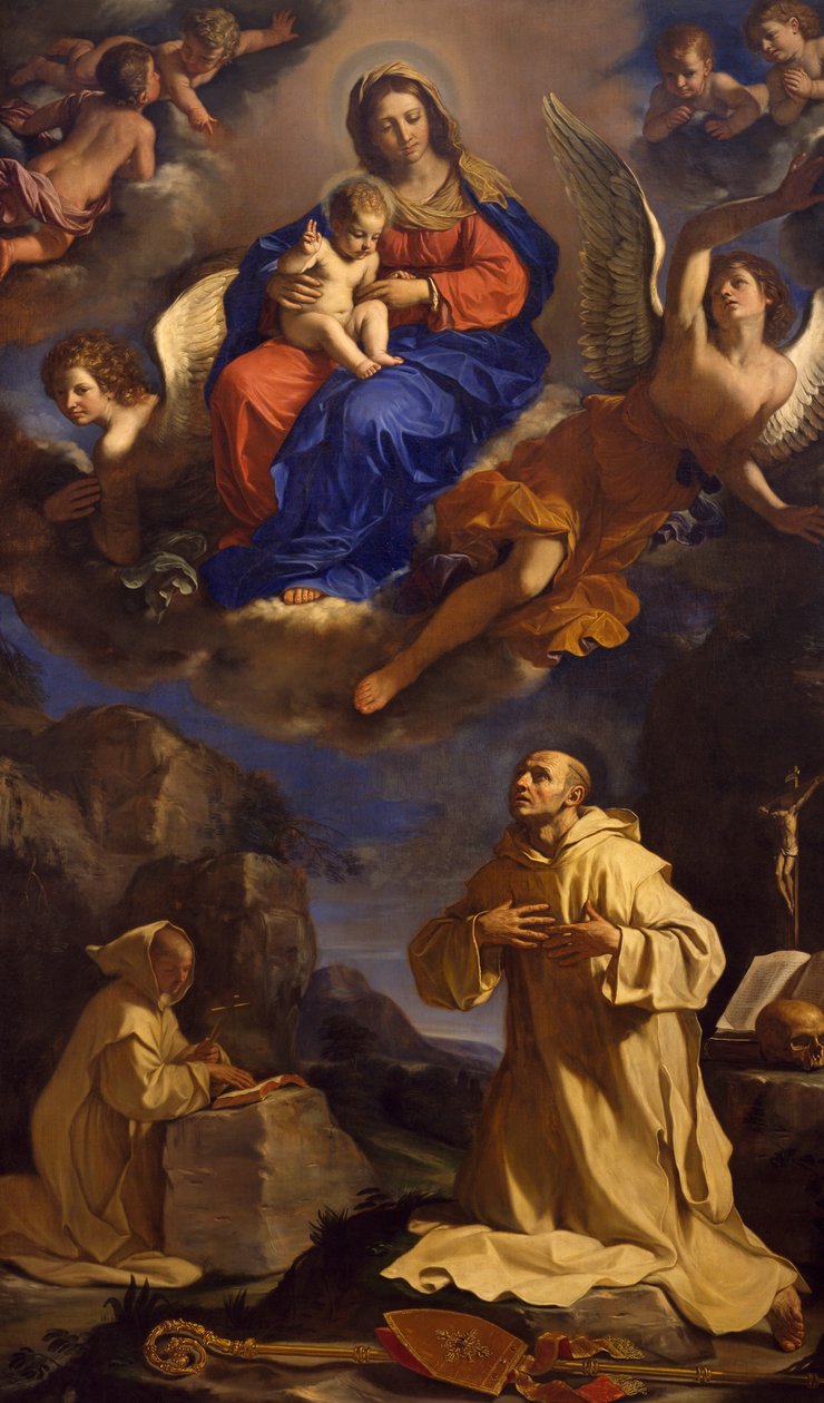 La vision de Saint Bruno - Guercino