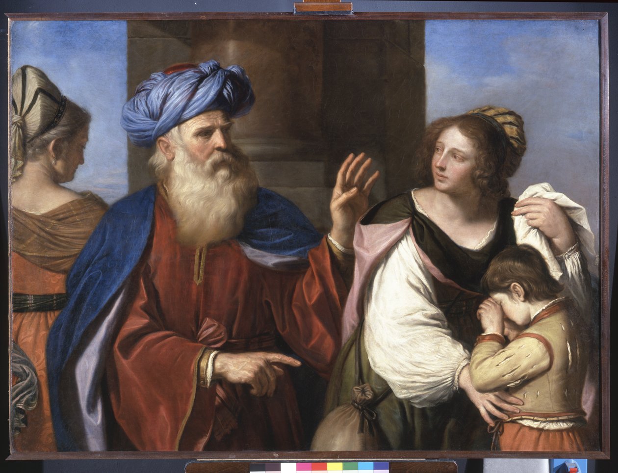 Abraham répudiant Agar et Ismaël, 1657 - Guercino