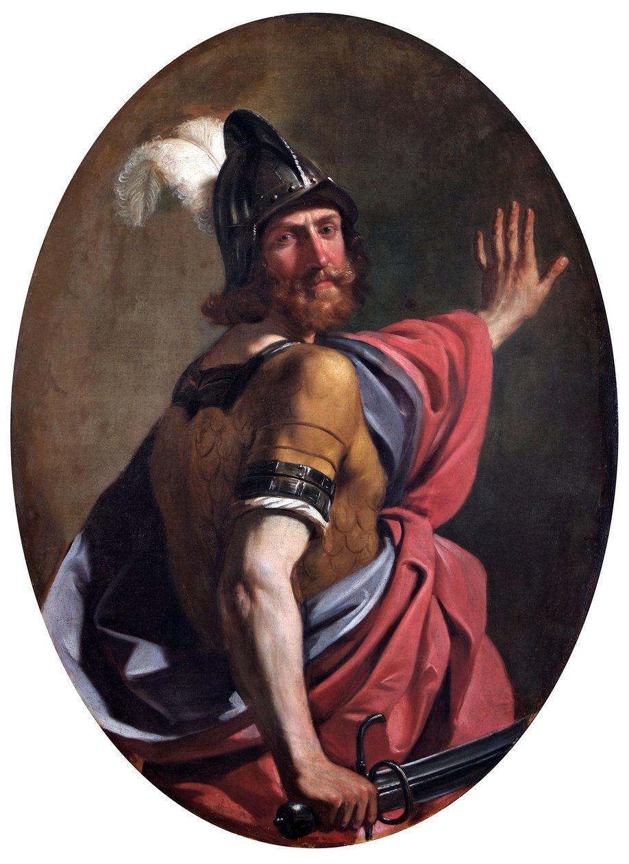 Mars en guerrier, 1630 - Guercino